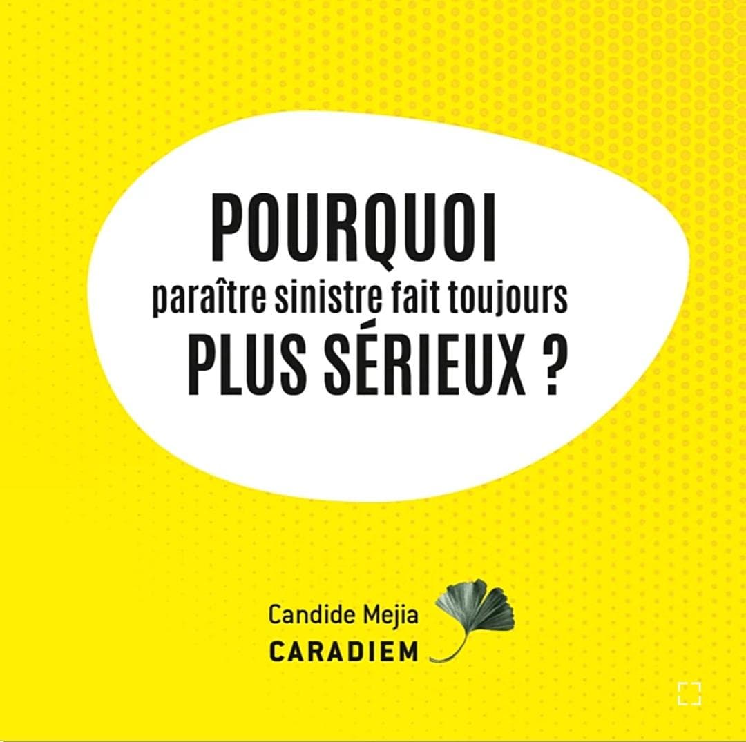 Pourquoi paraitre sinistre fait toujours plus sérieux?